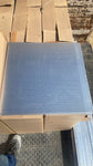LAMINA MICROPERFORADA METALICA COLOR ALUMINIO SATINADO 2" X 2"