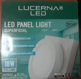 LÁMPARA LED REDONDA 18W (BLANCO SUPERFICIAL)