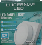 LÁMPARA LED CUADRADA 12 W SUPERFICIAL 960 LUMENS