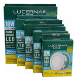 LÁMPARA LED REDONDA 3W (BLANCO EMPOTRABLE) 8,5/7CM 165 LUMENS