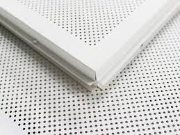 LAMINA MICROPERFORADA METALICA COLOR BLANCO 2" X 2" (0.60x0.60 mts)