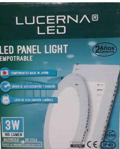 ▷Lámpara Led Redonda 12w (Blanco Superficial)✓ EN OFERTA!!! – TIENDA  DRYWALL CARACAS