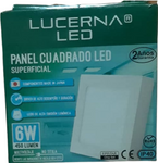 LÁMPARA LED CUADRADA 6W SUPERFICIAL 960 LUMENS